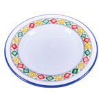 Assiette Plate Margoum haute de gamme en fine céramique fait main Ø 29 cm