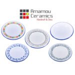 Assiette Plate Byrsa haute de gamme en fine céramique fait main Ø 29 cm – Image 3