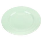 Assiette Plate Vert d’eau haute de gamme en fine céramique fait main Ø 29 cm