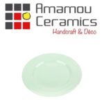 Assiette Plate Vert d’eau haute de gamme en fine céramique fait main Ø 29 cm – Image 2