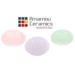 Assiette Plate Vert d’eau haute de gamme en fine céramique fait main Ø 29 cm – Image 3