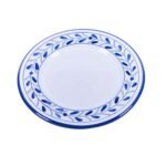 Assiette Plate Hortensia haute de gamme en fine céramique fait main Ø 26 cm