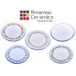 Assiette Plate Utique haute de gamme en fine céramique fait main Ø 26 cm – Image 3