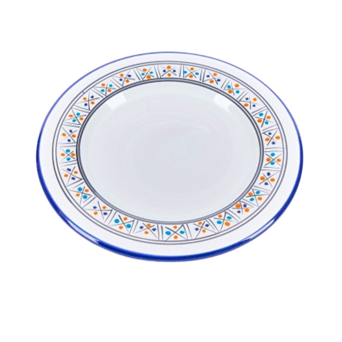 AMC 5215 Assiette Plate Utique haute de gamme en fine céramique fait main Ø 26 cm – Image 1
