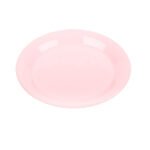 Assiette Plate Rose nude haute de gamme en fine céramique fait main Ø 26 cm