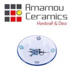 Assiette creuse Bon Vieux Temps haute de gamme en fine céramique fait main Ø 22cm – Image 2