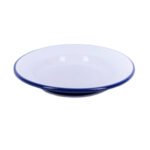 Assiette creuse Bicolor haute de gamme en fine céramique fait main Ø 22cm