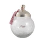 Sucrière GM en verre soufflé  avec couvercle en cuivre MZA 1169