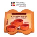Lot de 8 pièces + 2 gratuits Ramequins en Céramique émaillée  "pâte à feu" – Image 3