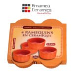 Lot de 4 Ramequins tradition en Céramique émaillée  "pâte à feu«  PM – Image 3