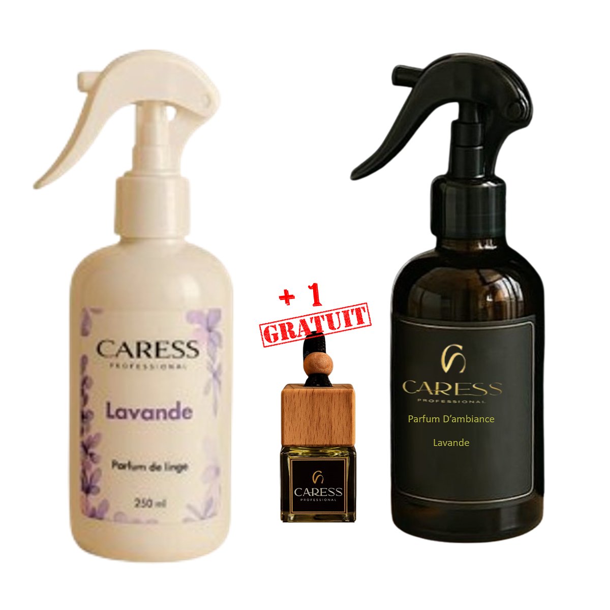 CPW 6639 Pack Maison fraîche 2 Pièces + 1 gratuit Caresse Professional Sublime Lavande! 100% fabrication artisanale – Image 1