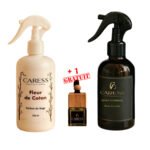 Pack Maison fraîche 2 Pièces + 1 gratuit Caresse Professional Sublime Fleur de coton! 100% fabrication artisanale
