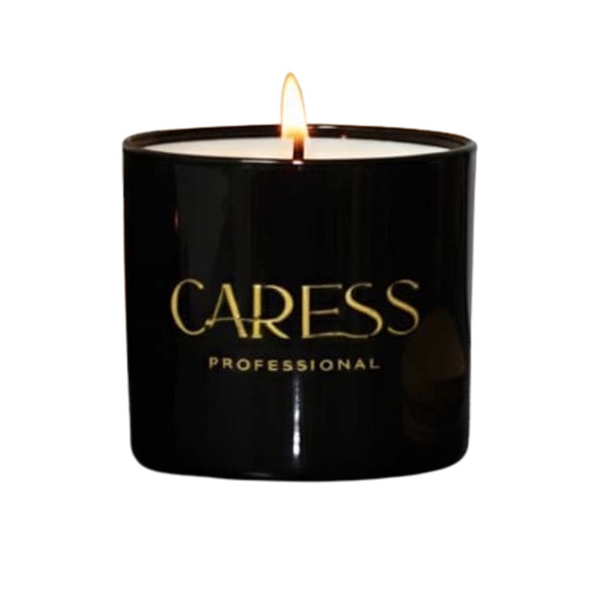 CPW 7718 Bougie parfumées Caresse Professional bouquets fleuris Sublime Citron! 100% fabrication artisanale Flacon en noir – Image 1