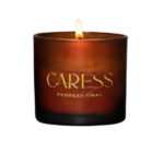 Bougie parfumée de Caresse Professional Sublime Jasmin! 100% fabrication artisanale Flacon en miel