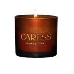 Bougie parfumées Caresse Professional bouquets fleuris Sublime Oud! 100% fabrication artisanale Flacon en miel