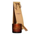 Bougies parfumées Caresse Professional bouquets fleuris Sublime Lavande! 100% fabrication artisanale Flacon en miel – Image 2