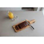 Planche à pain et cake avec manche haut gamme design classique en Bois d'olivier fait main T1 – Image 2