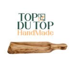 Planche à pain et cake avec manche haut gamme design classique en Bois d'olivier fait main T1 – Image 3