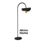 Lampadaire haute gamme Pétale Lamp noir de style vintage de la Collection Grand Classique N° 11