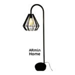 Lampadaire haute gamme Arc Lamp Noir de style vintage de la Collection Grand Classique N° 12