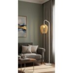 Lampadaire Longo haute gamme en Blanc Kepa de style vintage de la Collection Grand Classique N° 13 – Image 2