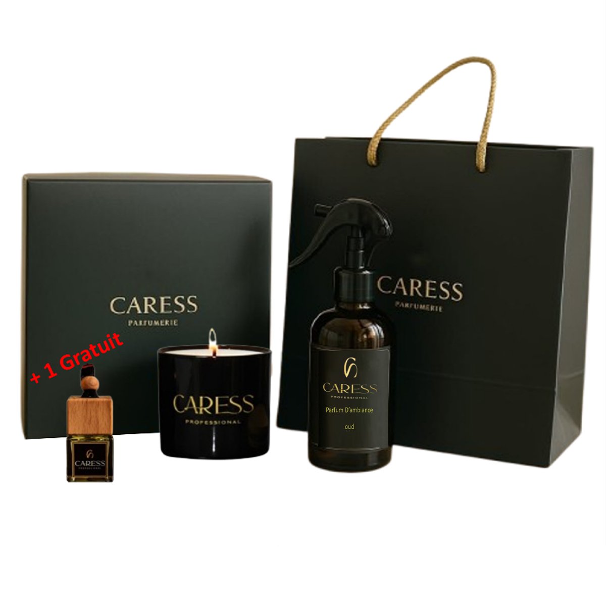 CPW 6837 Pack Maison zen 2 Pièces + 1 gratuit de Caresse Professional Sublime Oud! 100% fabrication artisanale – Image 1