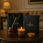 Coffret Double Plaisir parfumée Duo Caress ambiance printanière ! 100% fabrication artisanale senteur Oud – Image 2