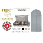Pack de 2 Pièces: 3 Boite de Rangement Pour chaussures pour 6 paires et Housse Vêtement pour Robes de mariée Robe de soirée T4 – Image 2