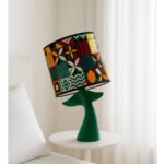 Abat-jour de haute gamme en wax pied en céramique figurines queue de poisson OCS 3720 – Image 2
