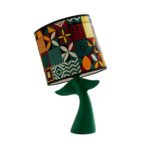 Abat-jour de haute gamme en wax pied en céramique figurines queue de poisson OCS 3720