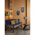 ARmin Masque africain décoration murale M1 en Bois Tableau Mural haut de gamme fabrication artisanale – Image 2