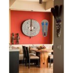 ARmin Masque africain décoration murale M2 en Bois Tableau Mural haut de gamme fabrication artisanale – Image 2