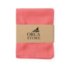 Ensemble de 6 Serviette de Table haut de gamme en Corail confectionnée en 100% lin قمرايا raffinées fait à la main M65