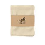 Ensemble de 6 Serviettes de Table en Vanille 100% قمرايا ORA 6046