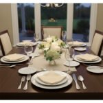Ensemble de 6 Serviettes de Table en Vanille 100% قمرايا ORA 6046 – Image 3