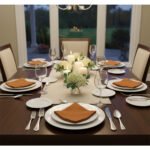 6 Serviettes de Table  en Caramel 100% lin قمرايا ORA 6049 – Image 3