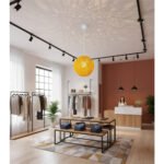 Suspension globes jaune en rotin design Armin Home tressé à la main en fil de rotin de style vintage fabrication artisanale T1 – Image 2