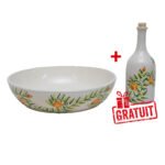 Pack Double Plaisir à Table Le Printemps : 1 Grand saladier + 1 Huilier TOP 2972