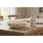 Pack Double Plaisir à Table La Cerise : 1 Grand saladier + 1 Gratuit Huilier TOP 2973 – Image 2